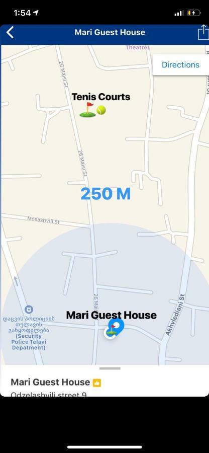 Mari Guest House Telavi Kültér fotó
